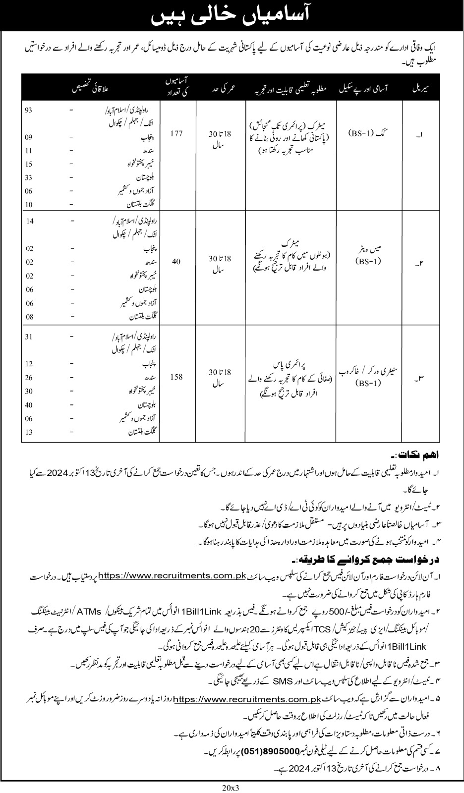  Ministry of Defence Jobs 2024 Online Apply| www.recruitments.com.pk