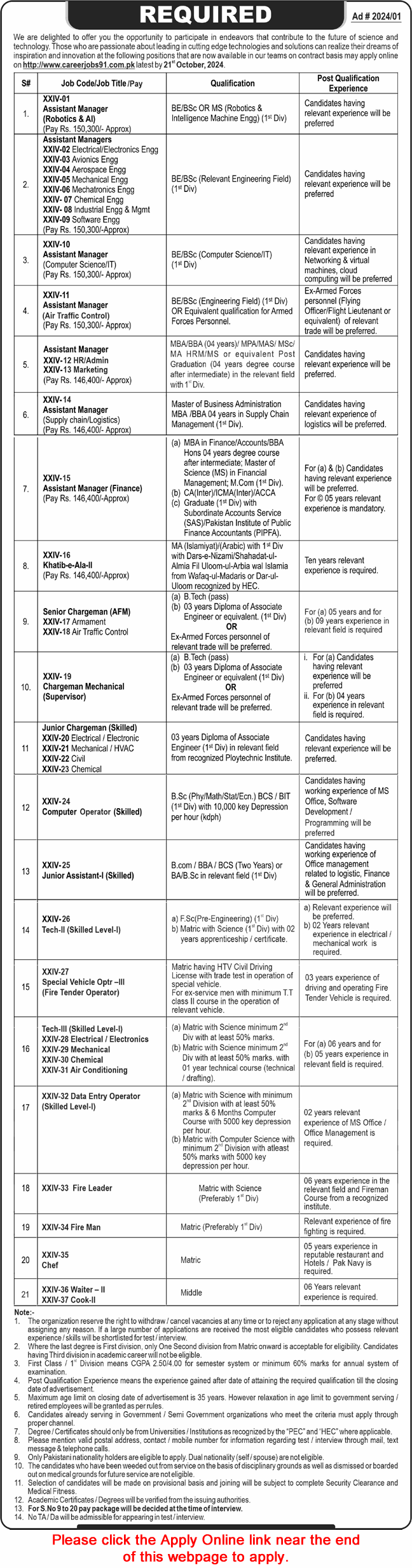  NESCOM Jobs 2024 Online Apply| careerjobs91.com.pk